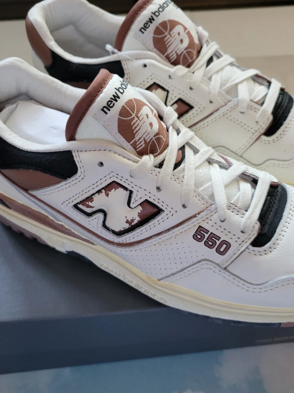 Mens 10, New Balance 550 NB Vintage Pack Pecan Casual Shoes BB550VGC-D - Picture 5 of 8